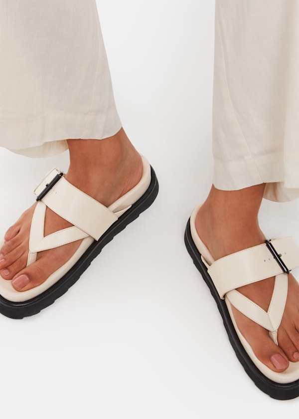 Sutton Toe Post Buckle Sandal